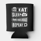 食べ寝鉄道リピート蒸気列車 缶クーラー (裏面)