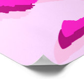 食べ寝電チアリーティングポパーソナライズされたスター ポスター (角)