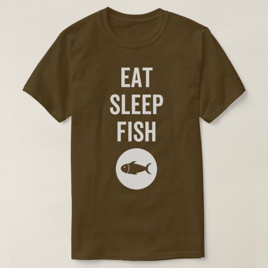 食べ寝魚クラシックのTシャツ Tシャツ (デザイン正面)