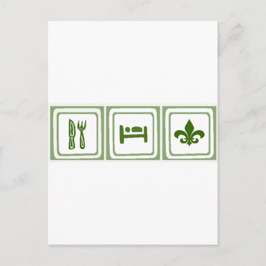 食べ寝… ポストカード (正面)