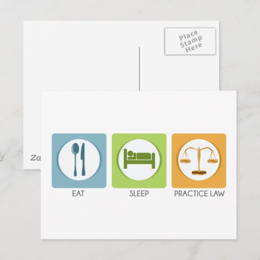 食べ寝 ポストカード (正面/裏面)