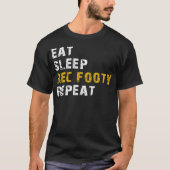 食べ寝 Tシャツ (正面)