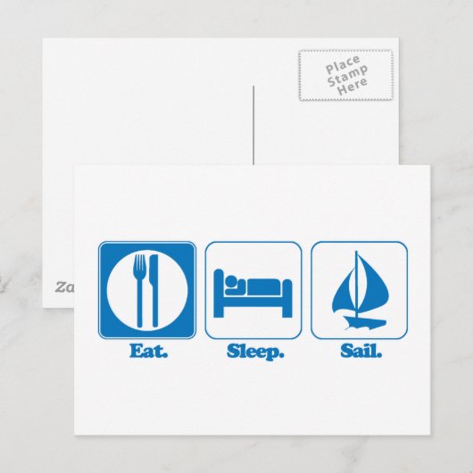 食べ帆帆 ポストカード (正面/裏面)