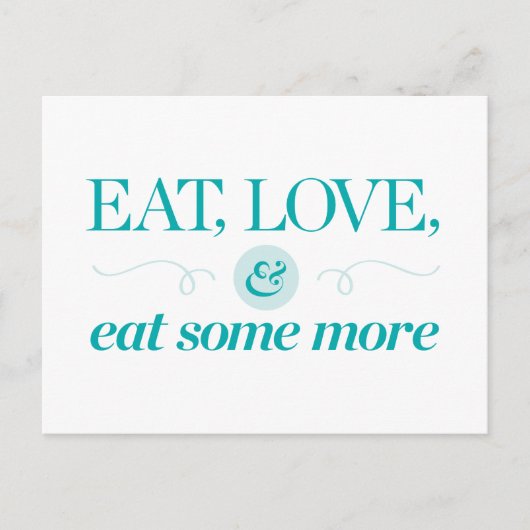 食べ愛と食べもっと ポストカード (正面)