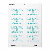 食べ愛と食べもっと ラベル (フルシート)