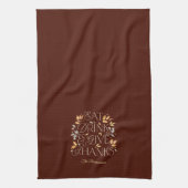 食べ感謝してい与えThanksing Kitchen Toolls キッチンタオル (縦)