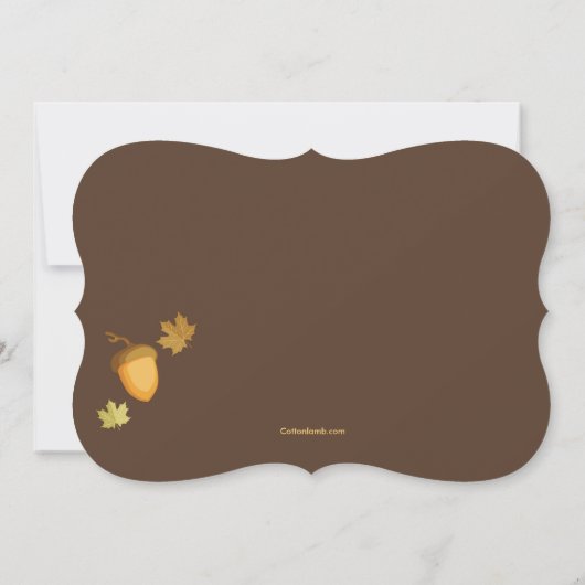 食べ感謝招待状 招待状 (裏面)