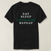 食べ救眠動物 Tシャツ (デザイン正面)