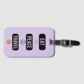 食べ旅行 ラゲッジタグ (正面横)