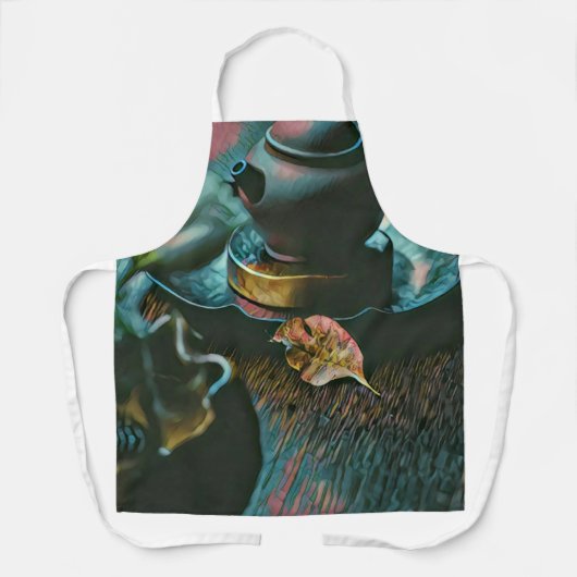 食べ日本の物寿司の恋人 エプロン (正面)