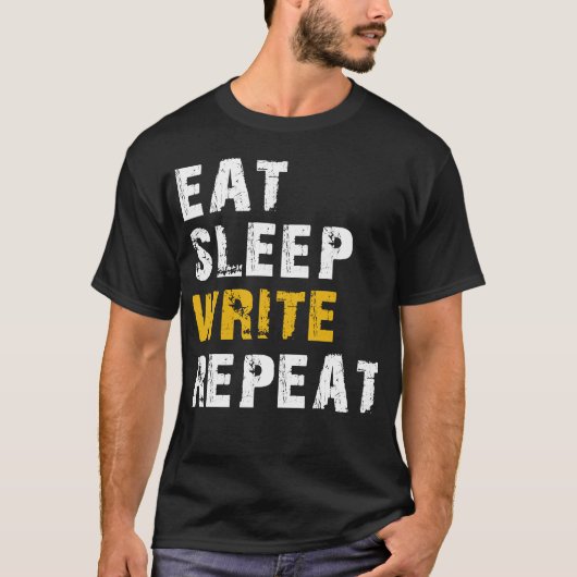 食べ書反復 Tシャツ (正面)