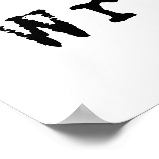 食べ書寝る ポスター (角)