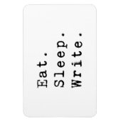 食べ書寝る マグネット (縦)