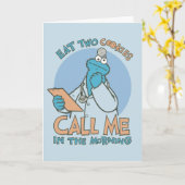 食べ朝に電話してくれ カード (黄色い花)