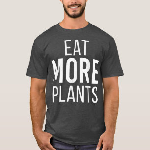 食べ植物おもしろいビーガンベジタリアン野菜V Tシャツ