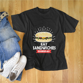 食べ毎日のサンドイ楽しむッチ Tシャツ