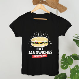 食べ毎日のサンドイ楽しむッチ Tシャツ