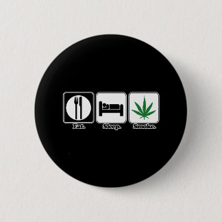 食べ煙ポット 缶バッジ