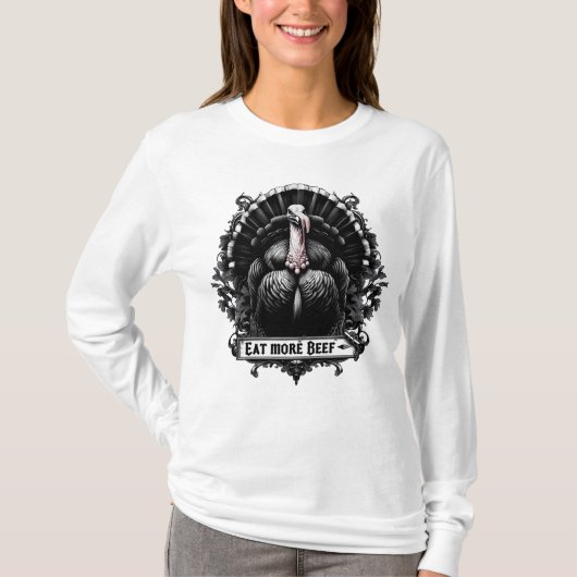 食べ牛07 Tシャツ (正面)
