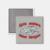 食べ牡蠣の愛を伸ばす マグネット (正面/裏面)