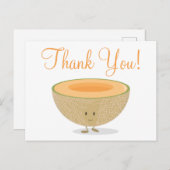 食べ物かわいいメロン漫画カンタローペ ポストカード (正面/裏面)