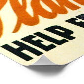 食べ物が必要 – World War 2ヴィンテージ ポスター (角)