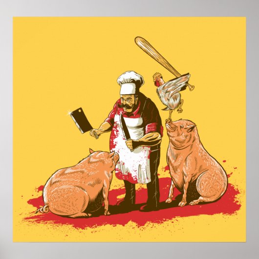 食べ物が戦った日 ポスター (正面)