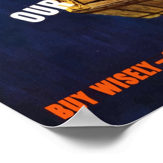 食べ物が荒れている ポスター (角)