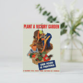 食べ物が荒れている ポストカード (スタンド正面)