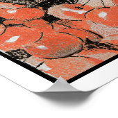 食べ物さくらんぼ-アールヌーボー- Jugend Magazine ポスター (角)