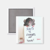 食べ物ではないネズミR友人2 マグネット (正面/裏面)