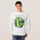 食べ物に薬になってもらおう 健康Tシャツ Tシャツ (正面フル)