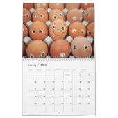 食べ物のおもしろいキッチンのユーモア カレンダー (1月 2026)