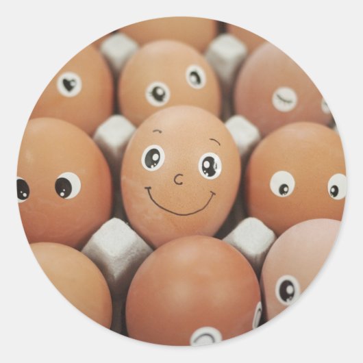 食べ物のおもしろいキッチンのユーモア ラウンドシール (正面)