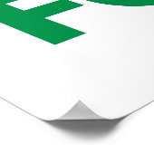 食べ物のためにここにいる ポスター (角)