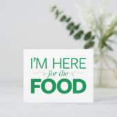 食べ物のためにここにいる ポストカード (スタンド正面)