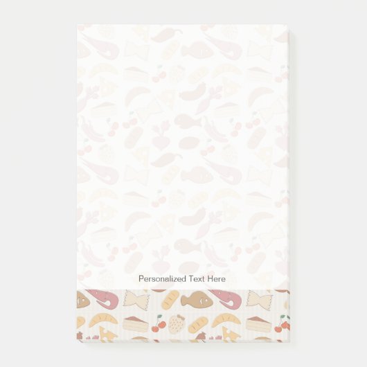 食べ物のパターン2 ポストイット (正面)