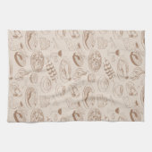 食べ物のパターン3 キッチンタオル (横)