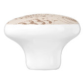 食べ物のパターン3 セラミックノブ (側面)