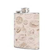 食べ物のパターン3 フラスク (左)