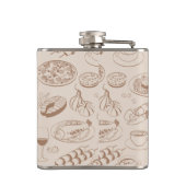 食べ物のパターン3 フラスク (裏面)