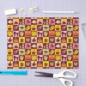 食べ物のパターン3 薄葉紙 (クラフト)