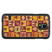 食べ物のパターン3 CarvedメープルGalaxy S5スリムケース (正面(横))