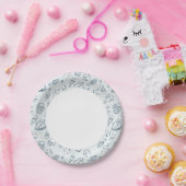 食べ物のパターン ペーパープレート (パーティー)