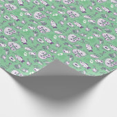 食べ物のパターン ラッピングペーパー (角)