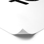 食べ物のパンおもしろいパンを食べに準備ができている ポスター (角)