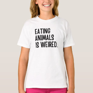 食べ物の動物はビーガンだ Tシャツ