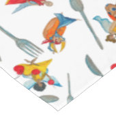 食べ物の妖精のパーティー テーブルクロス (アングル)