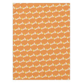 食べ物の戦い – チーズvs卵。 テーブルクロス (正面)