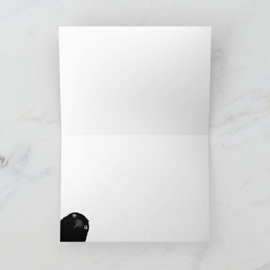 食べ物の折り返し不気味カード カード (内部)